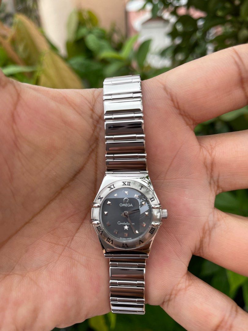 OMEGA CONSTELLATION MY CHOICE DIAMOND BEZEL WOMEN´S WATCH 海外 即決-