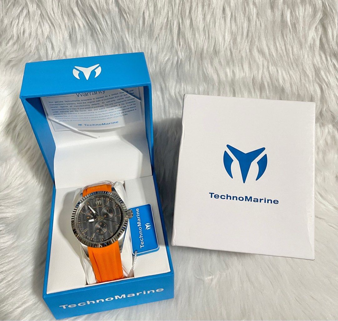 Technomarine orange watch hotsell