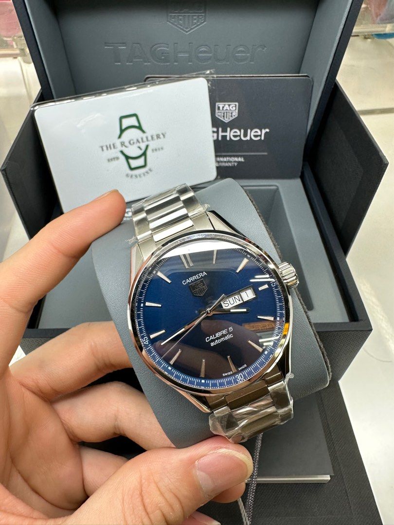 Original Tag Heuer Carrera Blue steel 41mm Automatic, Men's Fashion,  Watches & Accessories, Watches on Carousell