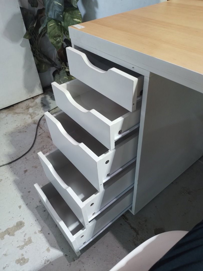 Ovela Study/Work Desk with Drawers, Furniture & Home Living