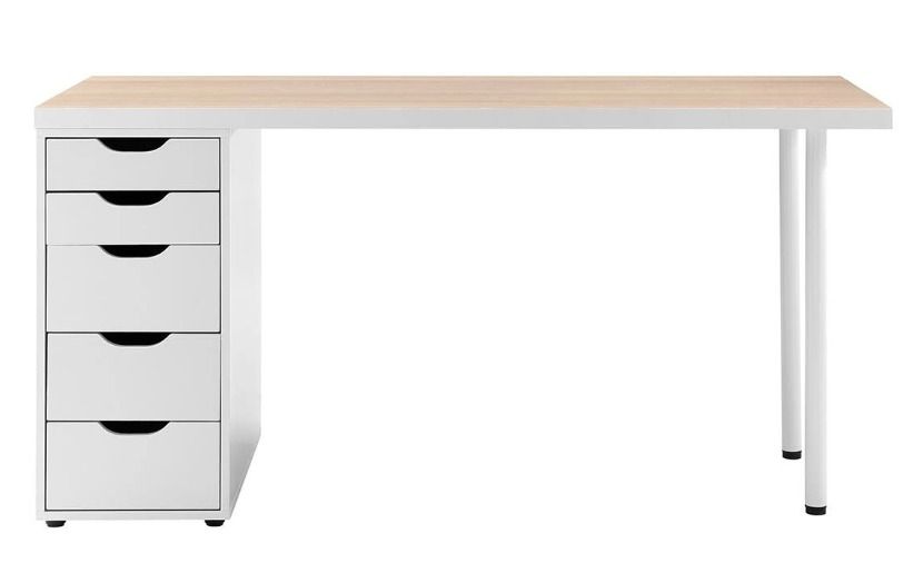 Ovela Study/Work Desk with Drawers, Furniture & Home Living