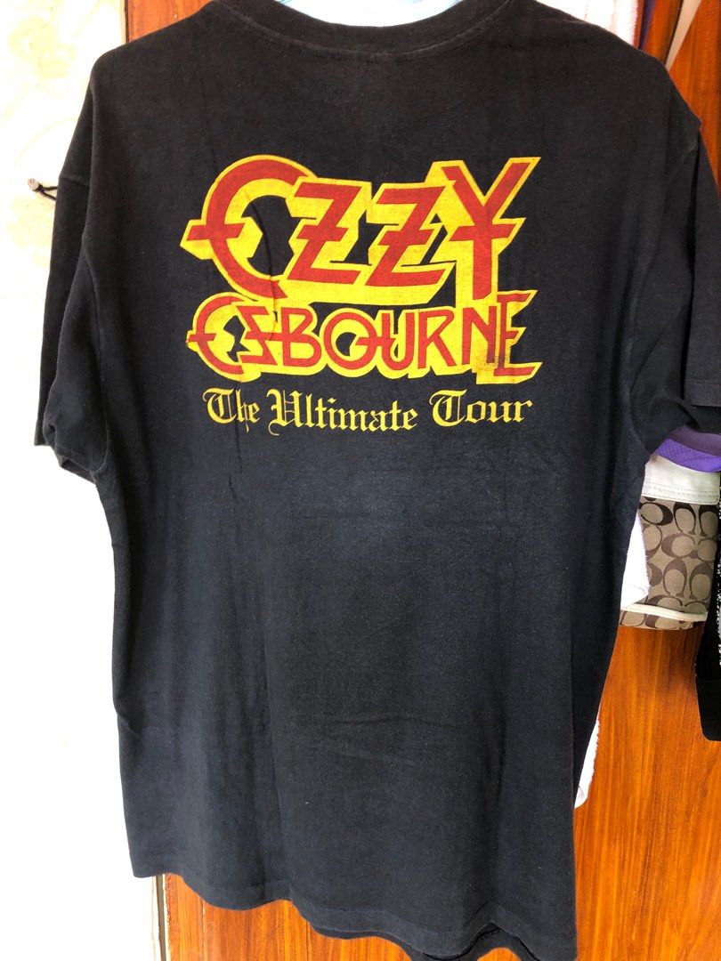Ozzy Osbourne Ultimate tour 1986, Men's Fashion, Tops & Sets, Tshirts ...