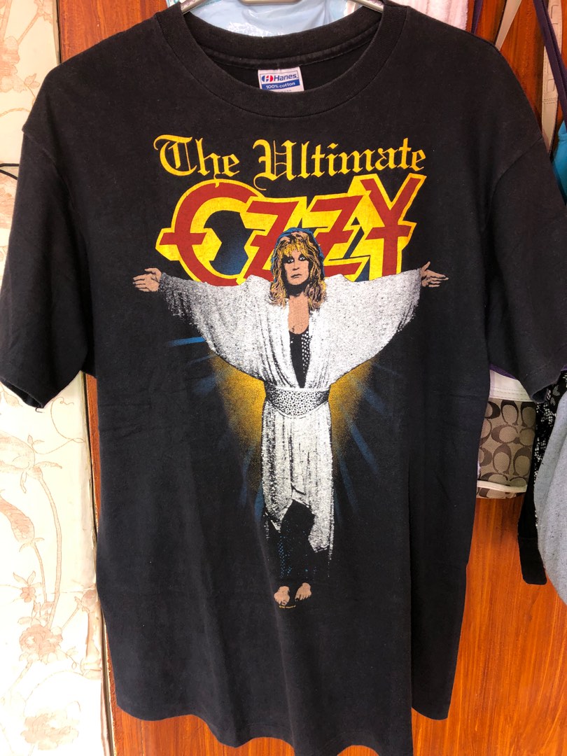 Ozzy Osbourne Ultimate tour 1986, Men's Fashion, Tops & Sets, Tshirts ...