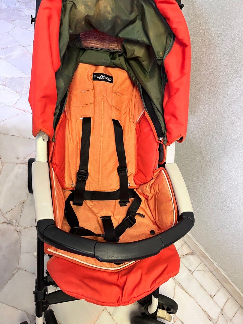 Peg Perego Orange Stroller