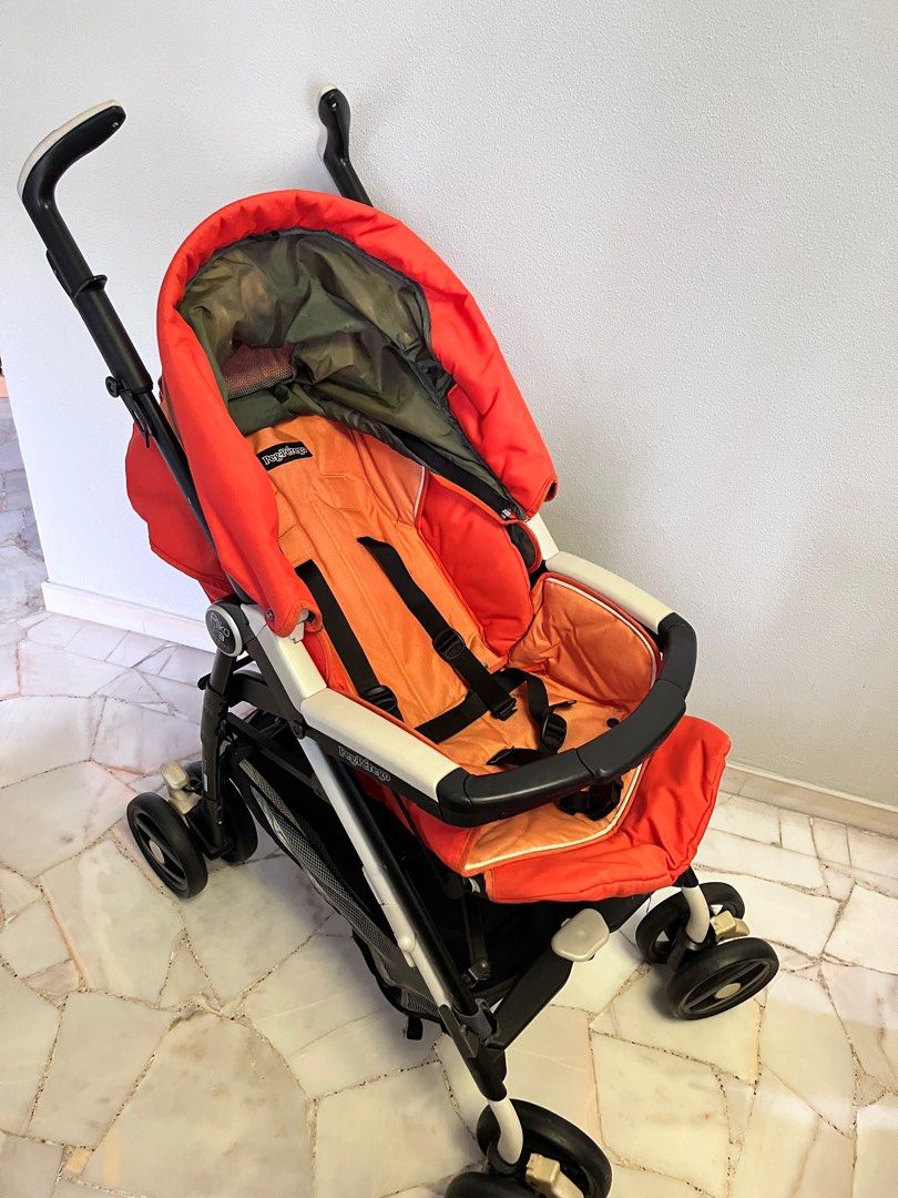 Peg perego stroller orange best sale