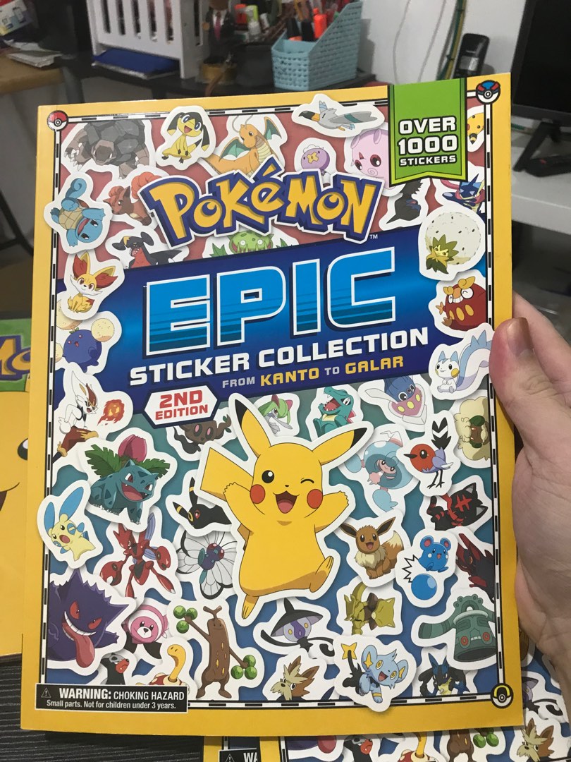 Pokémon Epic Sticker Collection 2nd Edition: From Kanto to Galar - (Pokemon  Epic Sticker Collection) by Pikachu Press (Paperback)