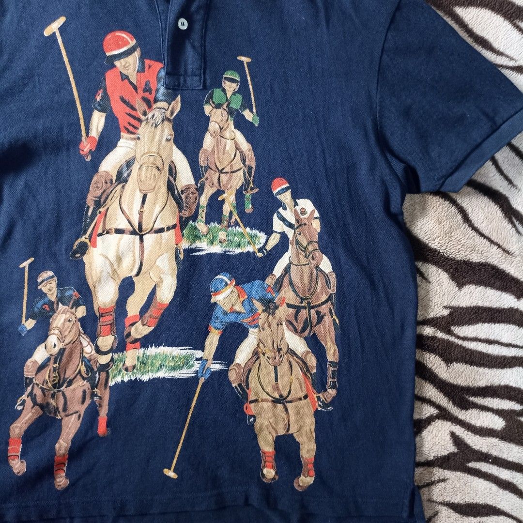 Polo Ralph Lauren 5 Horsemen poloshirt, Men's Fashion, Tops & Sets, Tshirts  & Polo Shirts on Carousell