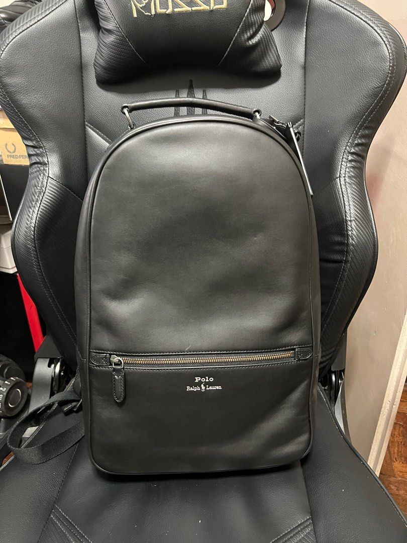 Ralph lauren backpack 2025 leather