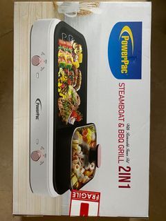 PowerPac Steamboat with BBQ Grill 2in1