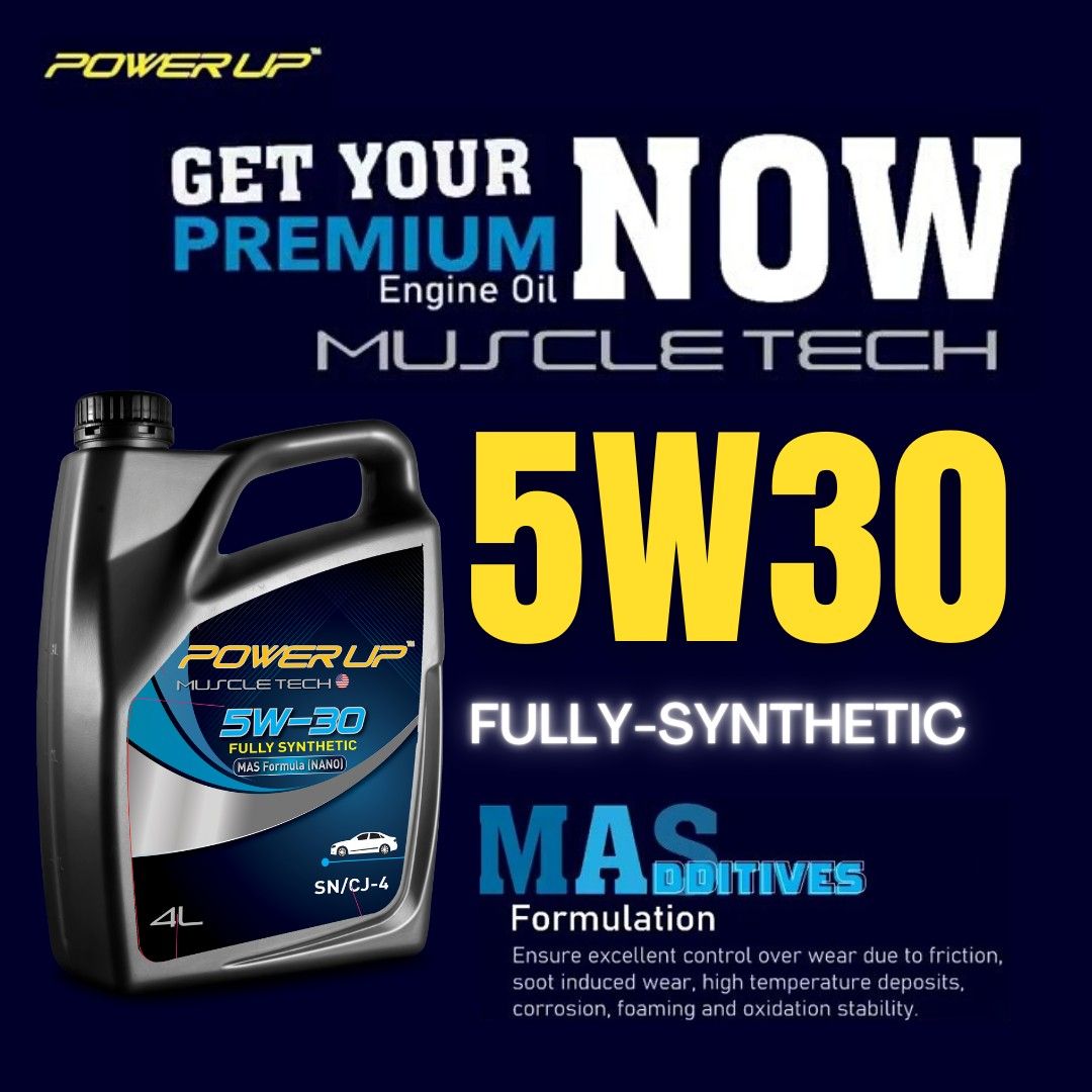 Powerup FullySynthetic Engine Oil 5w40 / 5w30 / 4L / DIRECT DEAL WITH