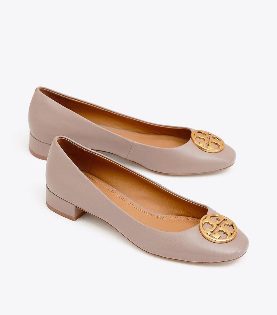 Chelsea embossed best sale heeled ballet flat