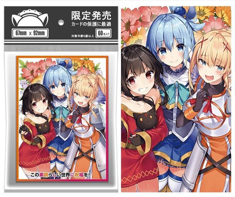 konosuba card sleeves Trading Card Standard Size Sleeves (200-Pack) main image 1