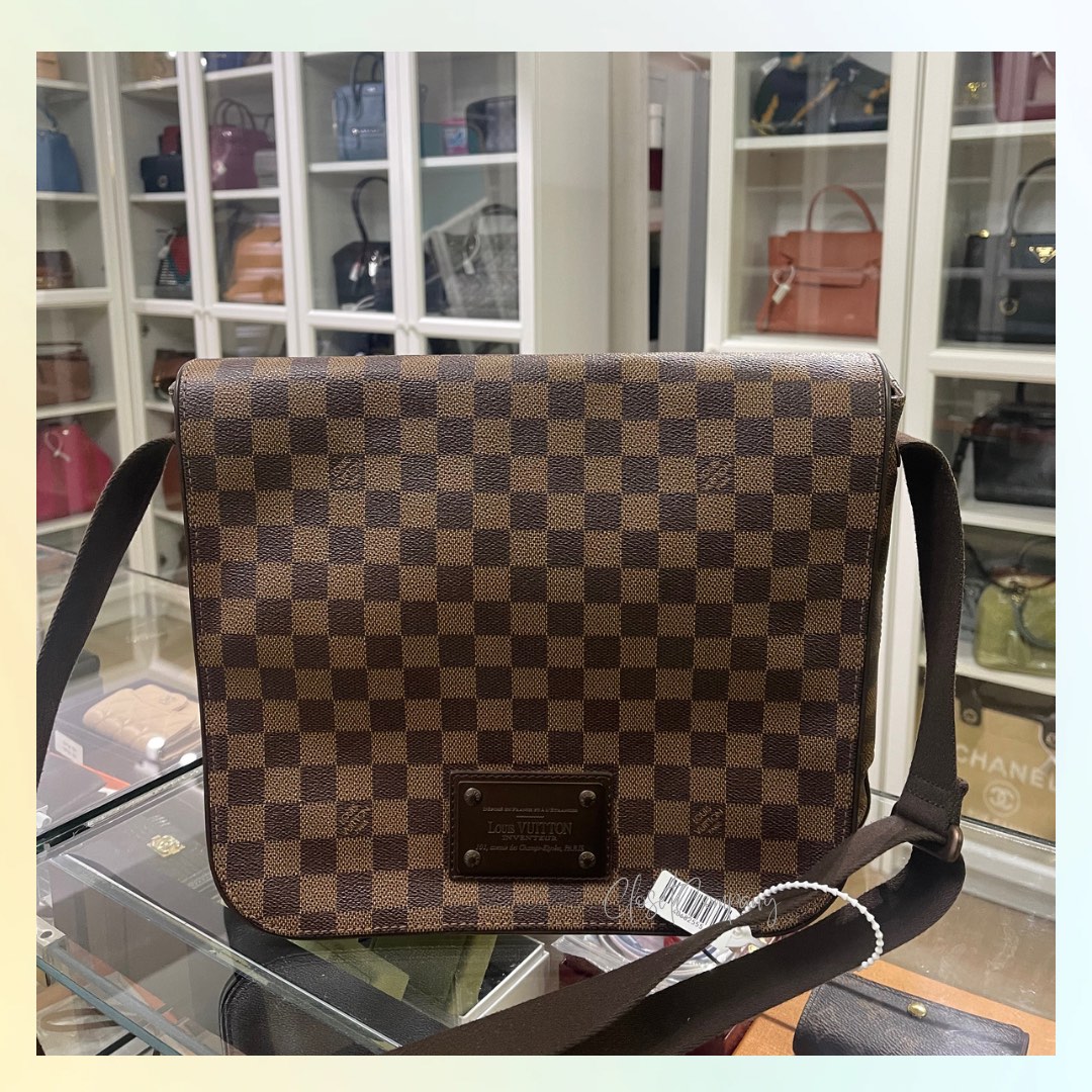 Louis Vuitton Brooklyn PM in Damier Ebene Canvas Messenger Bag (Date Code  CA5110)