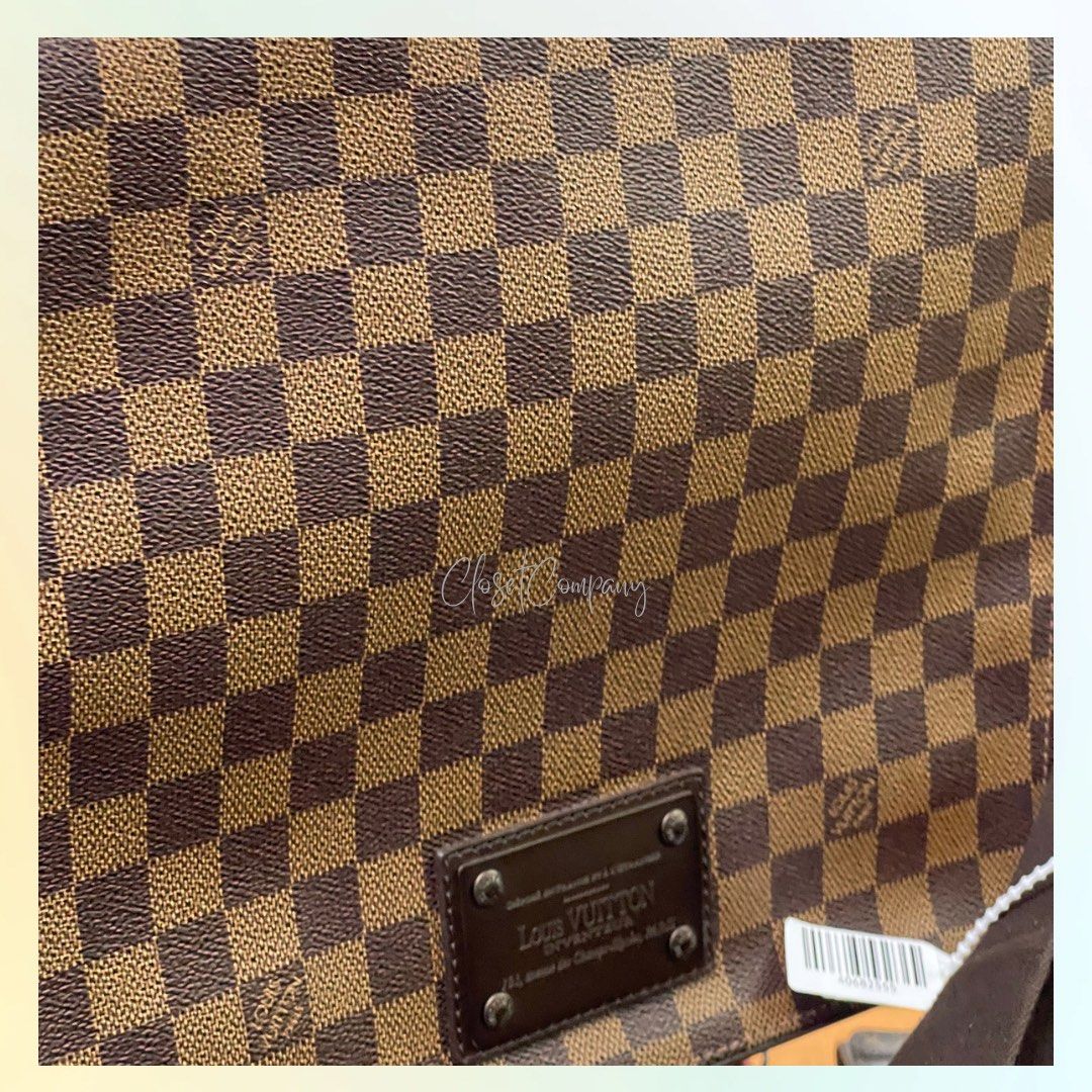 Louis Vuitton Brooklyn PM in Damier Ebene Canvas Messenger Bag (Date Code  CA5110)