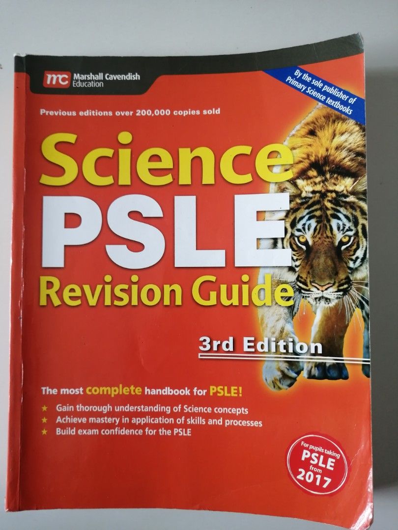 PSLE Science Primary 6 Revision Guide Marshall Cavendish, Hobbies