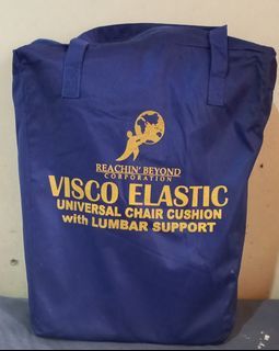 VISCO ELASTIC UNIVERSAL CHAIR CUSHION with Lumbar support (negotiable)