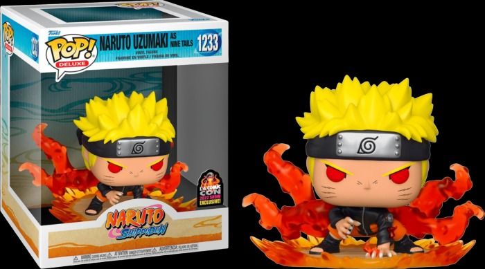 Funko POP! Animation: Naruto Shippuden - Pop Deluxe Naruto Uzumaki As Nine  Tails Vinyl Figure 2022 L.A. Comic Con Exclusive, (60296) : :  Brinquedos e Jogos