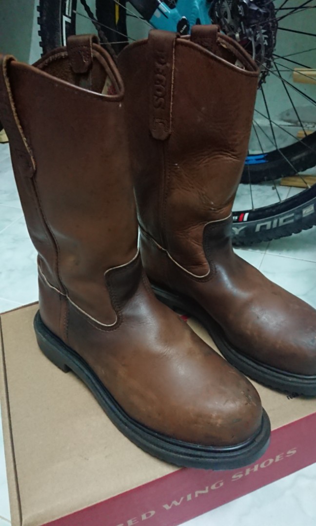 Red wing boots pecos on sale 2231