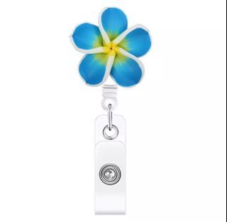 Retractable Flower ID/Badge Holder