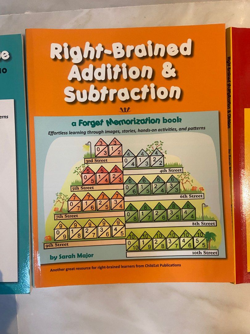 Right Brain Math, Hobbies & Toys, Books & Magazines, Children's Books on Carousell