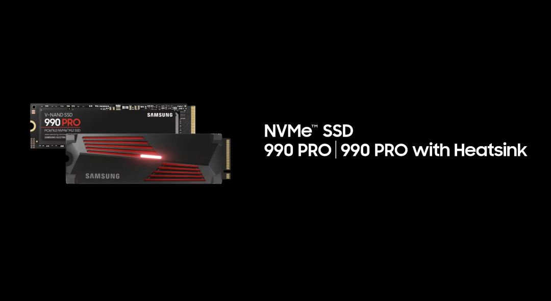 SAMSUNG 980 PRO SSD with Heatsink 1TB PCIe Gen 4 NVMe M.2 Internal Solid  State Hard Drive, Heat Control, Max Speed, PS5 - MZ-V8P1T0CW