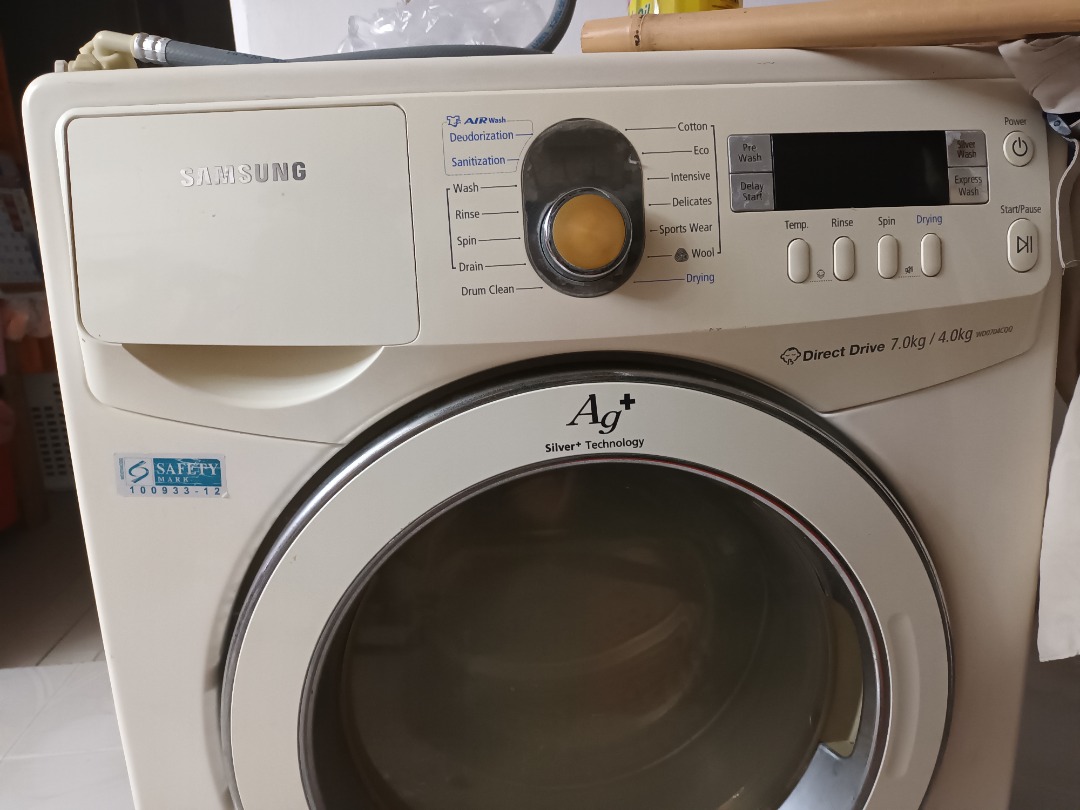 Samsung Washer Dryer 8kg / 6kg, TV & Home Appliances, Washing Machines