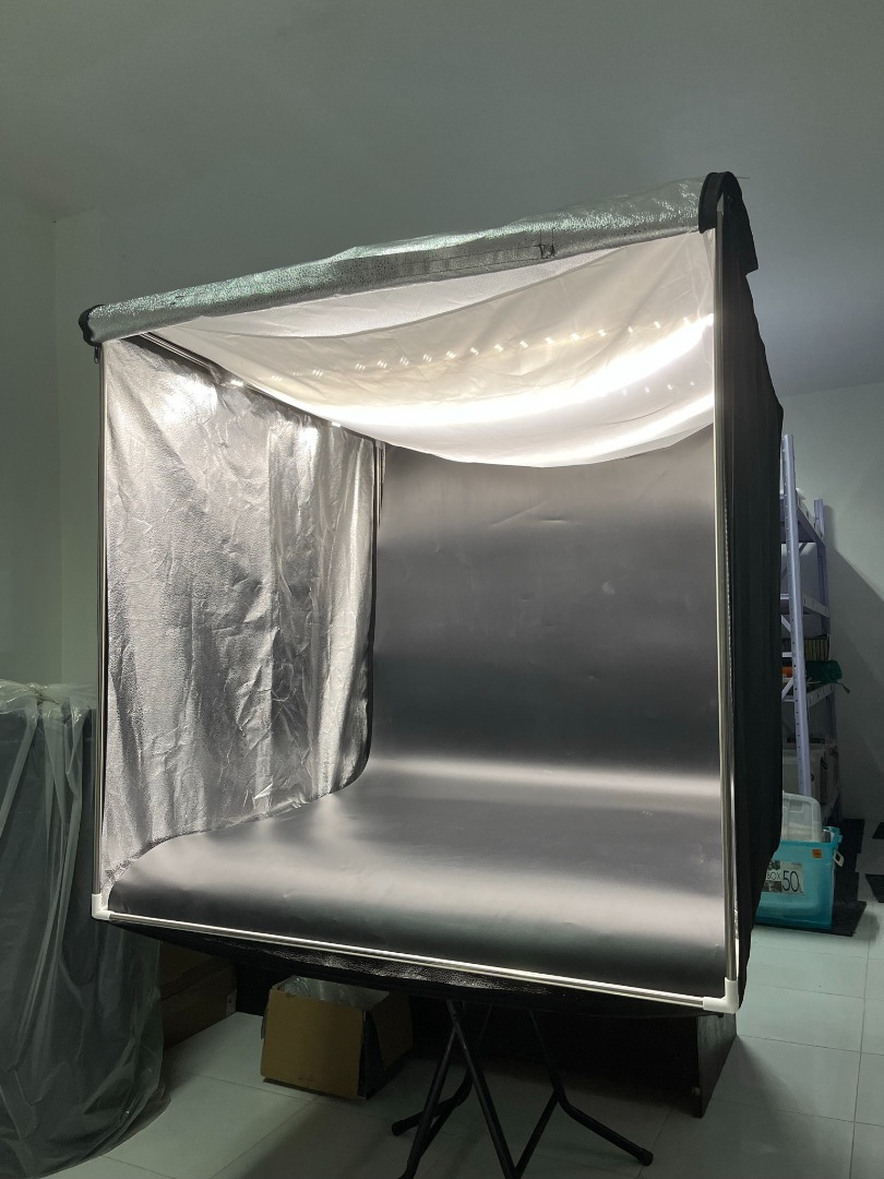 SAMTIAN Photo Light Box 100x100x100CM Portable Folding Studio Box