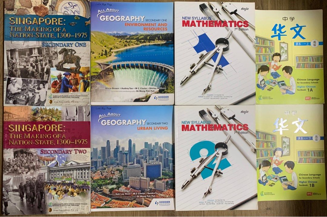 Secondary 1 Textbooks, Hobbies & Toys, Books & Magazines, Textbooks on ...