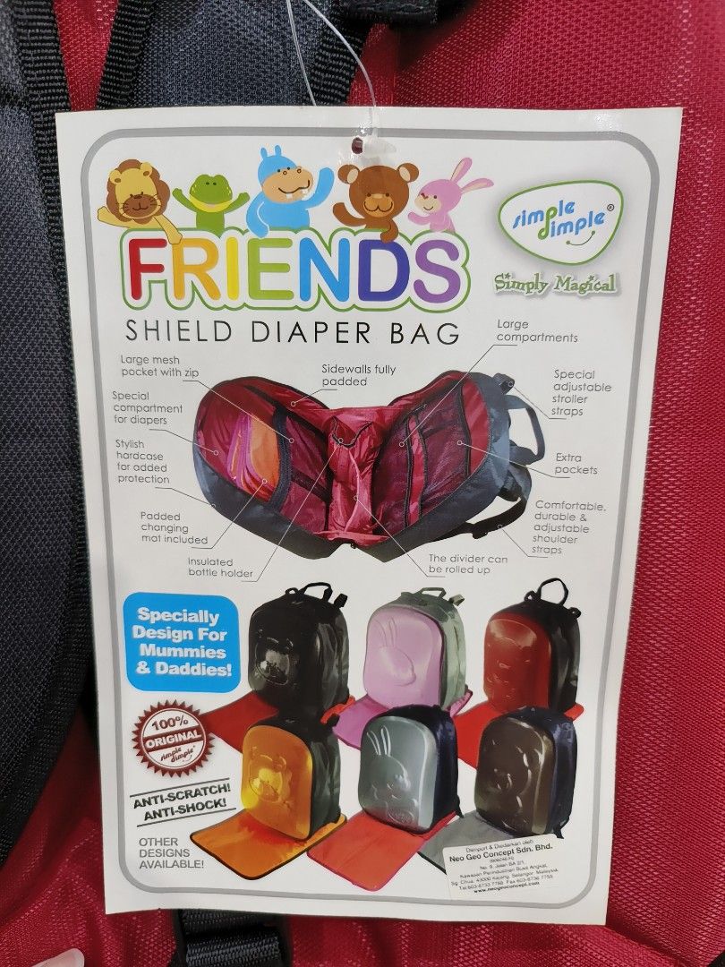 Shield Diaper Beg, Babies & Kids, Going Out, Diaper Bags & Wetbags on