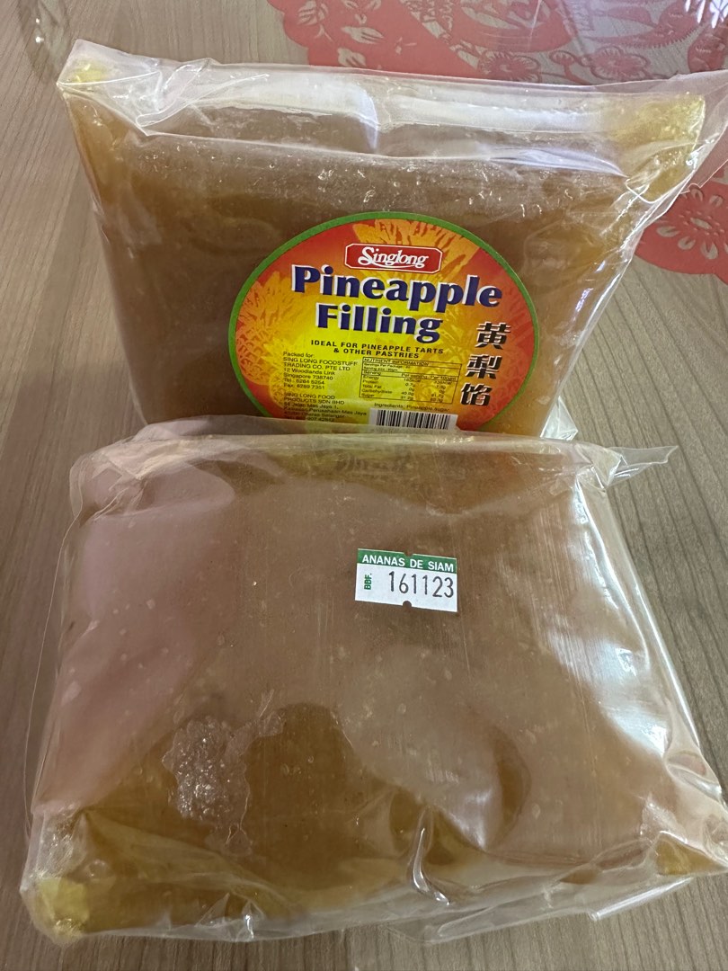Singlong Pineapple Paste, Food & Drinks, Homemade Bakes on Carousell