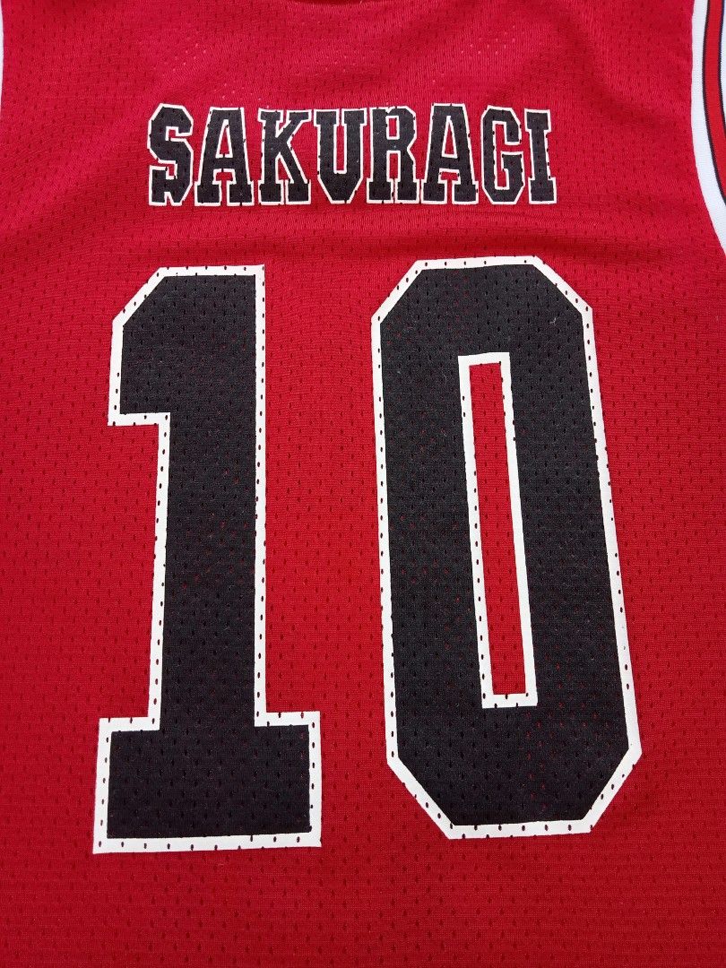 Slam Dunk Shohoku Sakuragi Hanamichi basketball jerseys Men s