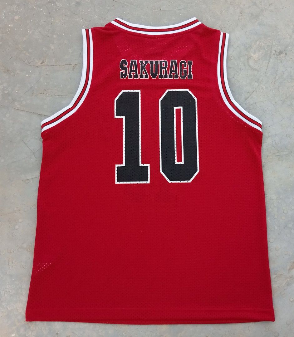 Slam Dunk Shohoku Sakuragi Hanamichi basketball jerseys Men s