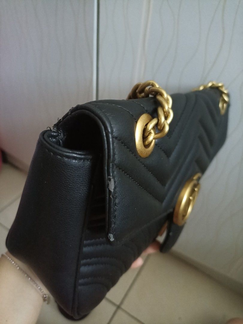 Sling Shoulder bag Gucci marmont Controllato ori second import italy