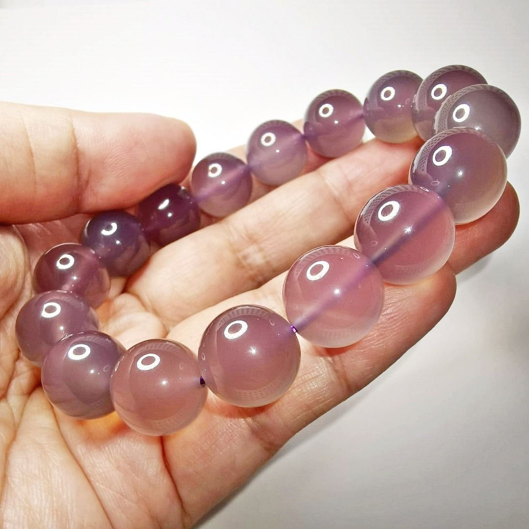 Smoky Purple Agate Bracelet 10mm 201 13mm 1224 FREE Post security protection sprituality natural stone crystal Women s Fashion Jewelry Organisers Bracelets on Carousell