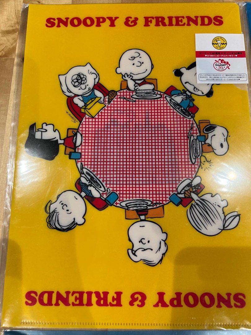Snoopy Peanuts L-Shape Folder, Hobbies & Toys, Stationery & Craft, Stationery & School Supplies ...