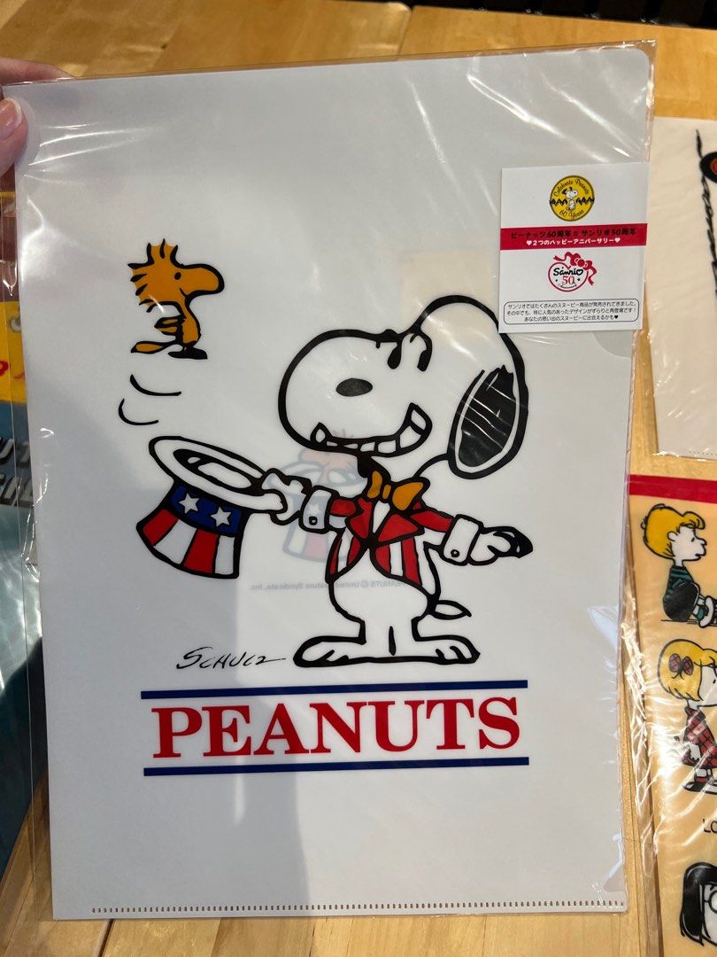 Snoopy Peanuts L-Shape Folder, Hobbies & Toys, Stationery & Craft, Stationery & School Supplies ...