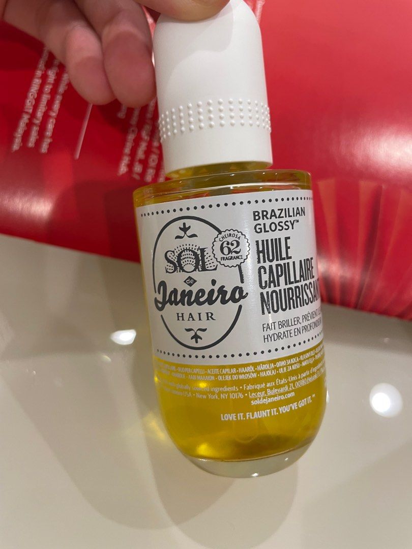 Crisp Sol De Janeiro Hair Oil Landscape Illustration