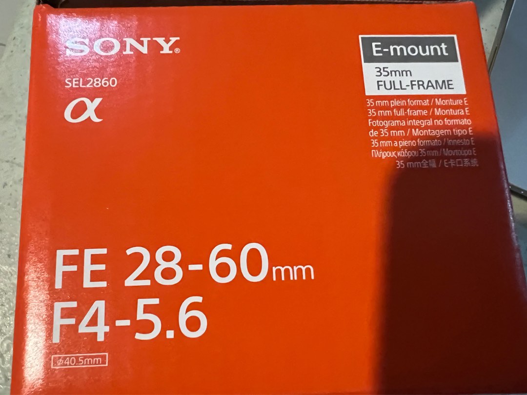 Sony Lens SEL2860, Photography, Lens & Kits on Carousell