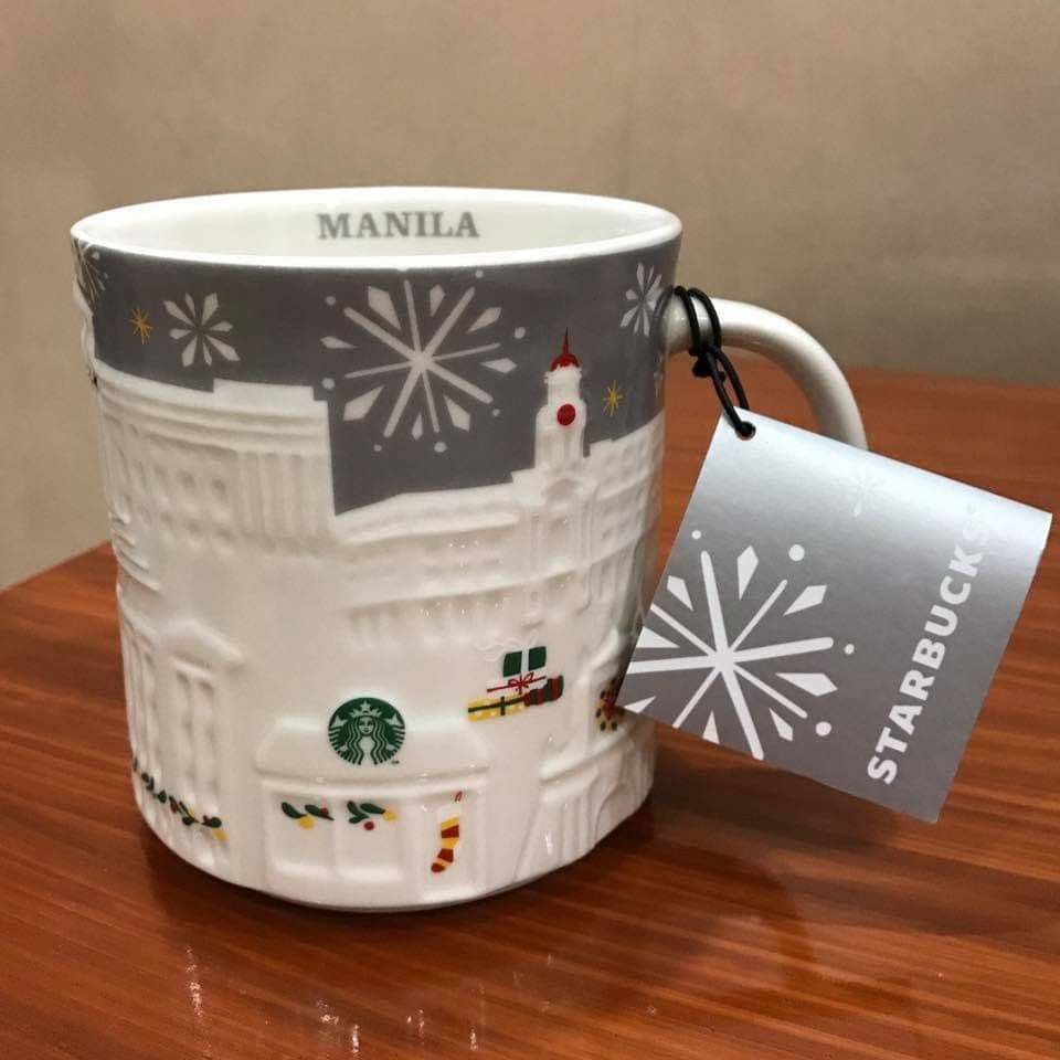 Starbucks holiday relief mug (silver) (Category: Everything Else Others) located in Quezon City. Submitted by TheHappyTone (Listing ID 1207859335, Image 1). Description: brand new with SKU meetup or delivery via grab / lalamove.