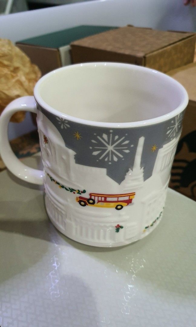 Starbucks holiday relief mug (silver) (Category: Everything Else Others) located in Quezon City. Submitted by TheHappyTone (Listing ID 1207859335, Image 3). Description: brand new with SKU meetup or delivery via grab / lalamove.