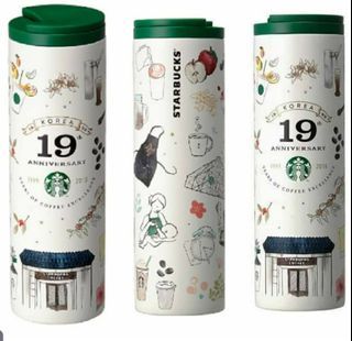 Starbucks Korea 19th Anniversary stainless TROY