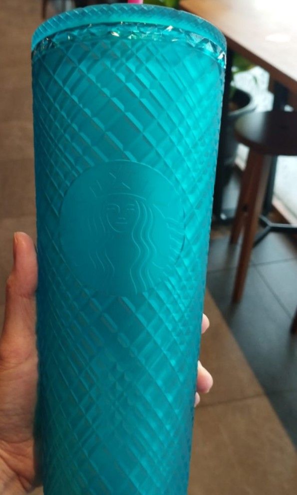 Starbucks Turquoise Cold Cup 16oz 2023, Hobbies & Toys, Collectibles