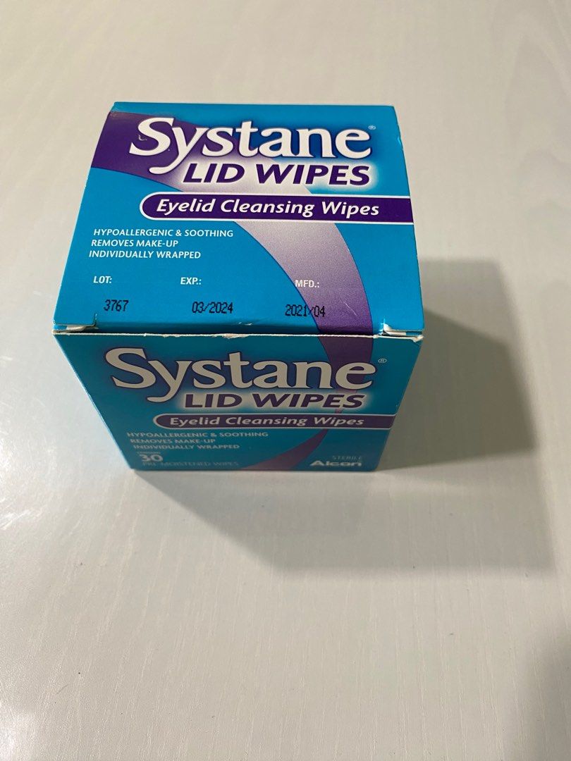 Systane eyelid wipes, Health & Nutrition, Medical Supplies & Tools on