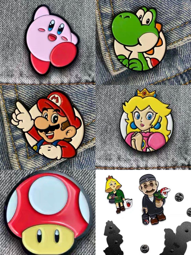 Super Mario Iron-On Patches