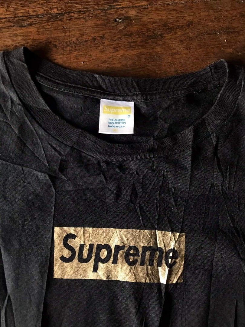 Supreme gold BOGO Men s Fashion Tops Sets Tshirts Polo