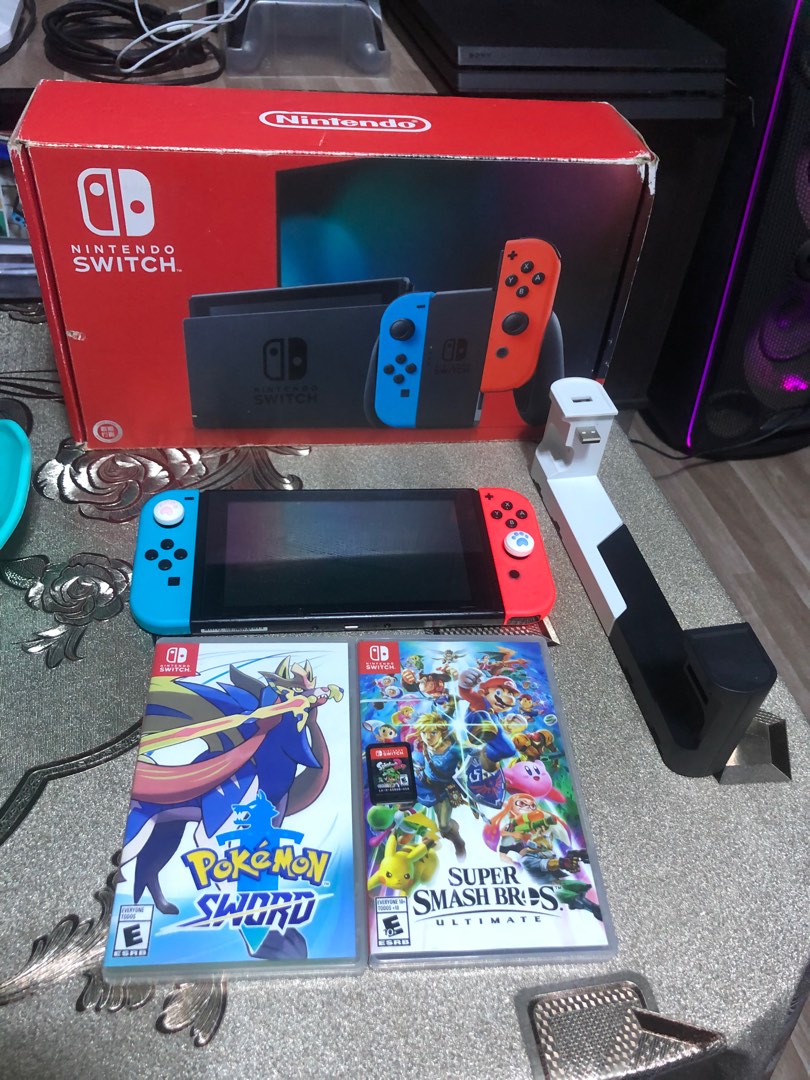 switch v2 with games, Video Gaming, Video Game Consoles, Nintendo on ...