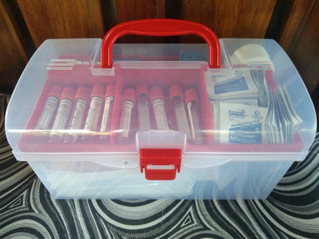 Tackle box for first aid or medtech students, Health & Nutrition, Medical  Supplies & Tools on Carousell