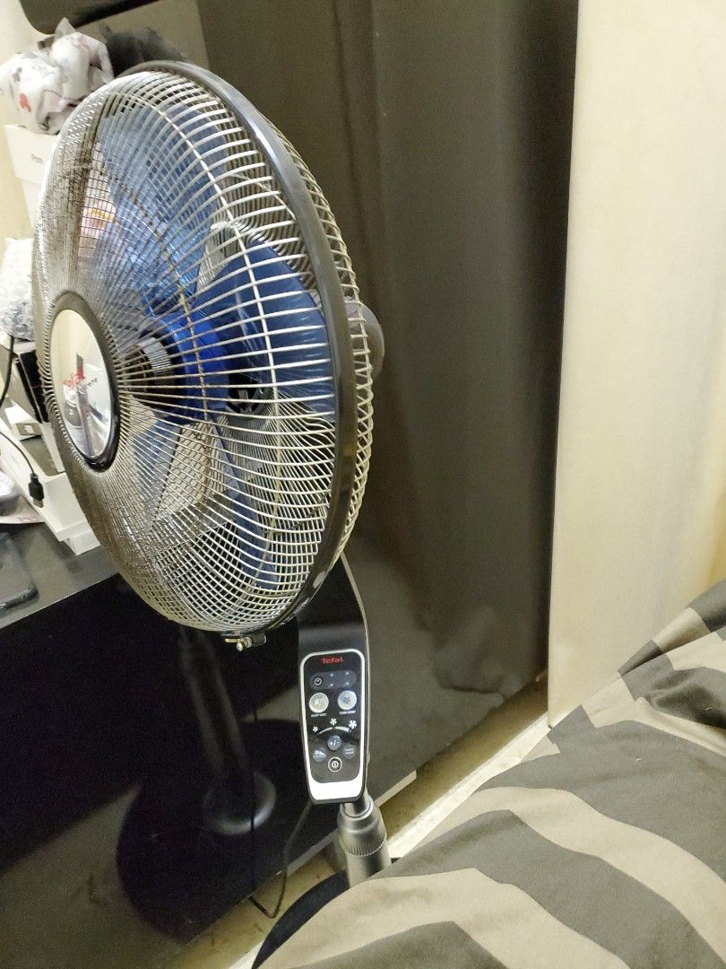 Tefal 電風扇連遙控 Turbo silence extreme Fan with remote control, 家庭電器, 冷氣機及暖 ...