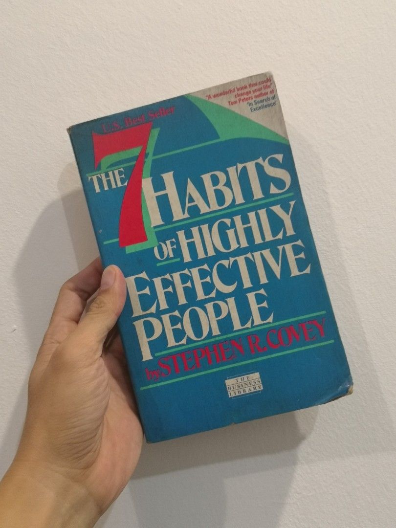 The 7 Habits Of Highly Effective People Stephen R Covey Seven Habits Book Personal Growth Self