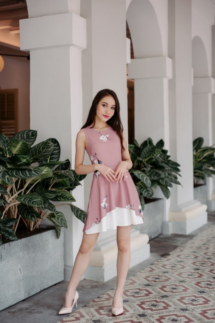 Finding Perfect Embroidered Dress (Pink)